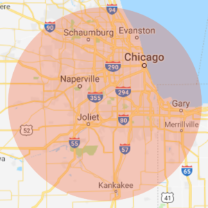 Chicago Service Map